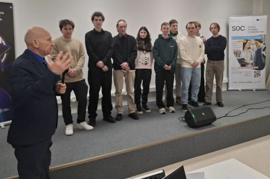 Wizyta dr hab. prof. UKEN Serhii Semenova w Europejskim Uniwersytecie Humanistycznym w Wilnie